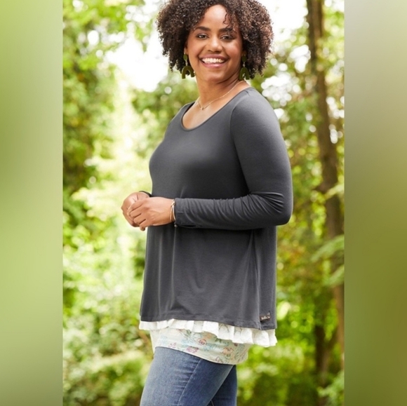 Matilda Jane Heartwood 3 in 1 convertible tunic top Size Large - Picture 1 of 8